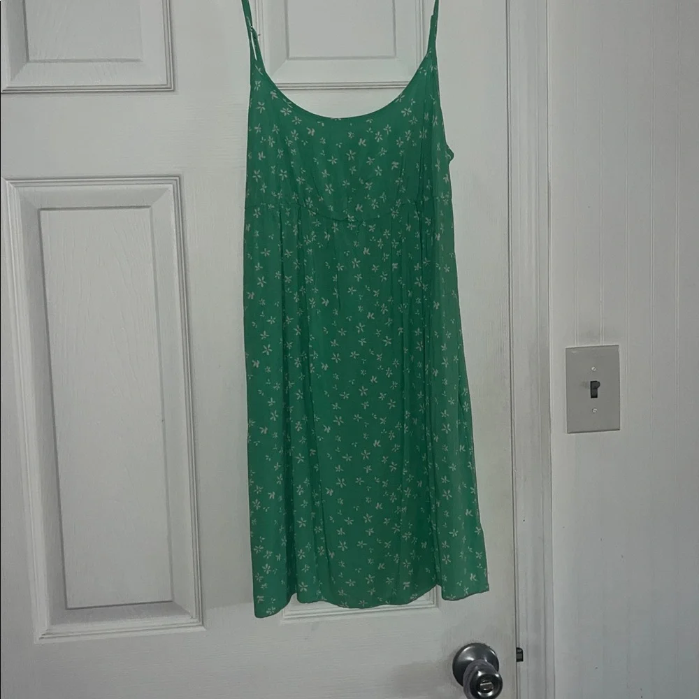 Green Floral Slip Dress - Picture 1 of 2